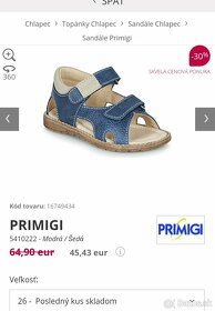 Nove Primigi v.28 sandale - 4