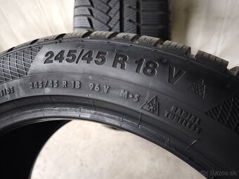 245/45 r18 zimné pneumatiky Continental 8mm - 4