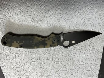 Redám nôž Spyderco Paramilitery 2 vlk CMO - 4