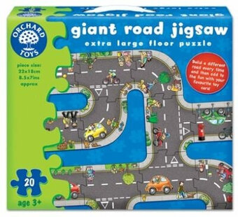 Cesta - podlahové puzzle Giant Road Jigsaw - 4