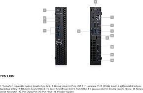 PC OptiPlex 3060 Micro / 8GB/256GB – ako nový a v záruke - 4