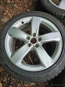 5x112 R18 Audi original alu disky + pneumatiky - 4