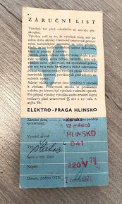 predám Mixér ETA KOMBI TYP 041  R.V.1971 - 4