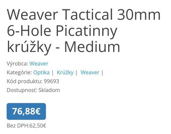 Predám puškohľad Vortex DIAMONDBACK TACTICAL 6-24X50 MRAD - 4