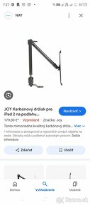 Karbónový držiak  do auta na iPad2 - 4