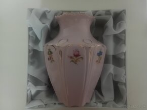 Ružový karlovarský porcelán - Váza veľká Lenka I. - 4