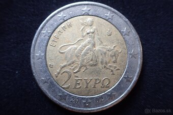 2€ Euro Grécka Európa ,,S" Rare, Chybná razba - 4