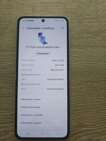 Predám SAMSUNG GALAXY Z FLIP6 256 GB MODRÝ - 4