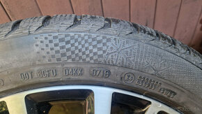 Zimna sada R18, disky original VW, Continental 235/45 R18 - 4