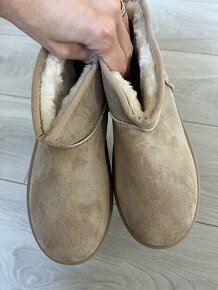 Dámske UGG mini béžové - 4