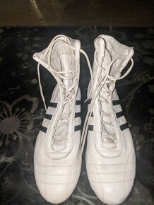 Y2K Adidas Vintage Leather Boxing Boots - 4