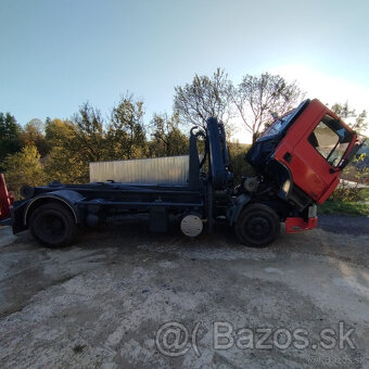 DAF 65.210 hakový nosič + hydraulická ruka 4T+ vidly - 4