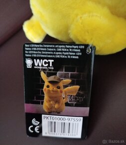 Pokémon Pikachu detektív 25cm - nový s visačkou - 4