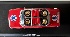 1:43 Model Škoda 110 LS sprievodné vozdilo Rally, 1975 - 4