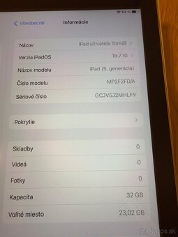 Apple iPad 5th generácie 32GB WiFi - 4