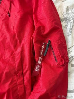 Alpha industries pekna cervena bundicka - 4