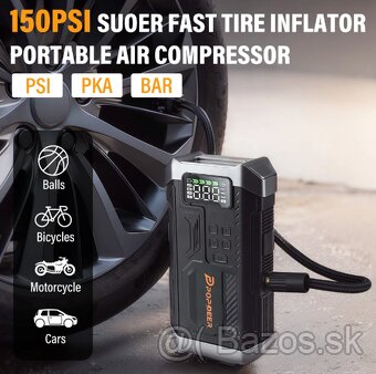 jump starter + kompresor 5000 A Popdeer PD-JA3 - 4