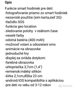 Detske smart hodinky. - 4