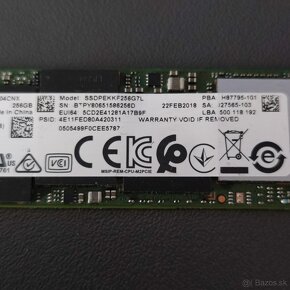 Intel 256 GB NVMe M.2 SSD - 4