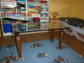Stôl z hrubého tvrdeného skla - 4