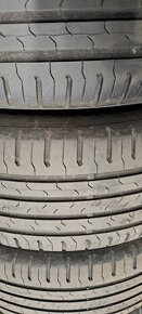 Predám 4ks jazdené letné 215/55r17-94V Continental - 4