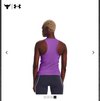 Dámske tielko Under Armour PJT ROCK RIB TANK W fialové - 4