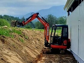 Prenájom minibágra 2,8t - Kubota - 4