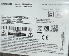 Samsung QE55Q6FNAT - na diely - 4