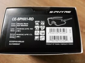 Shimano S-Phyre X okuliare, metalická čierna/Ridescape Road - 4