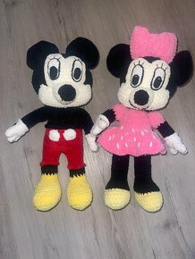 Pyžamkožrút, jelenček, Mickey a Minnie, háčkované Hračky - 4