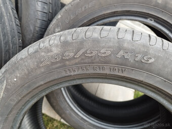 Predám letné pneumatiky Pirelli 235/55 R19 - 4