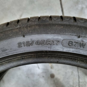 215/45 R17 MICHELIN pár letných pneumatík - 4