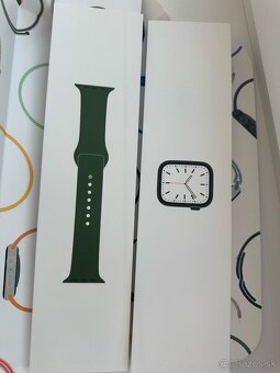 Apple Watch Series 7 41 mm Zelený hliník s listovo zeleným š - 4