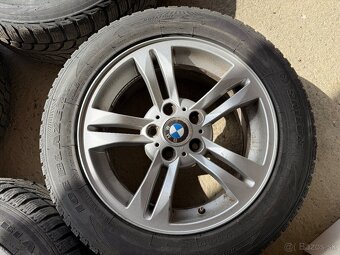 17" hliníkové disky z BMW X3, 5x120 rozteč, zimné 235/55 R1 - 4