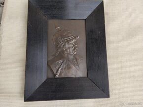 Reliéf OTTO von Bismarck bronz - 4