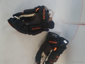 rukavice CCM TACKS XF - 12" čierno/oranž - 4