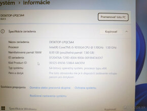 notebook Lenovo V15-IIL - Core i5-1035G4, 8GB, 512GB SSD - 4