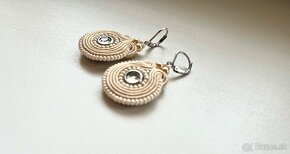 Soutache náušnice Ivory - 4