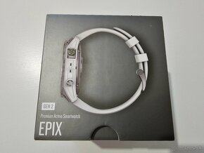 Predám Garmin Epix Gen 2 Titanium/Carrera White Band – 100% - 4