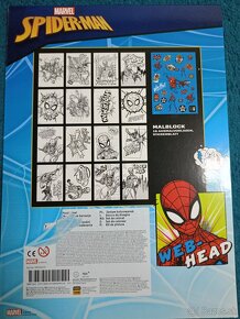 Puzzle Spiderman + Omaľovánky s nálepkami - 4