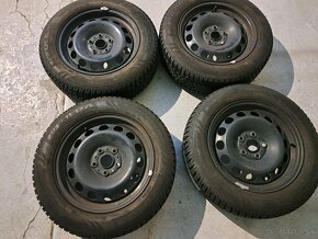 Predam plechove disky 5x112 R16 a zimne gumy - 4