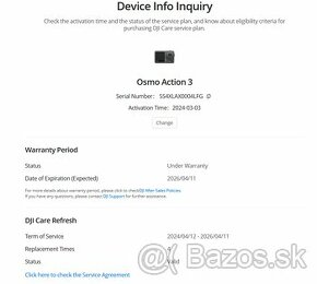 Predam DJI Osmo Action 3 v zaruke + DJI Care Refresh - 4