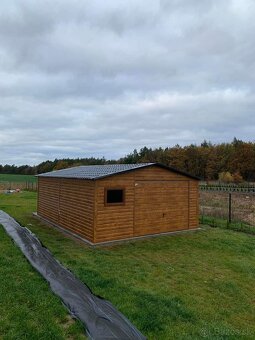 Plechová garáž 6x5m. - 4