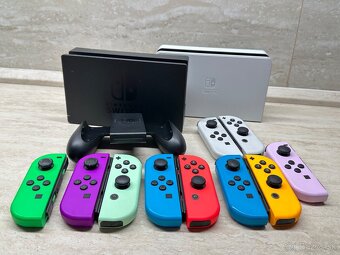 Nintendo Switch Oled (Joy-Con, Dock, držiak na joycony) - 4