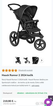 Sportovy kocik Hauck Runner 2 - 4