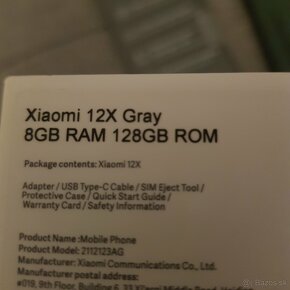 Xiaomi 12X 8/128 Gb - 4