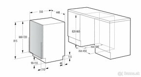 GORENJE GV541D10 - UMÝVAČKA RIADU - NOVÁ - 4