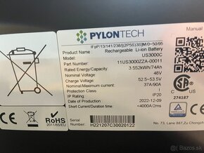 Batéria Pylontech US3000C 48V 3,6kwh - 4