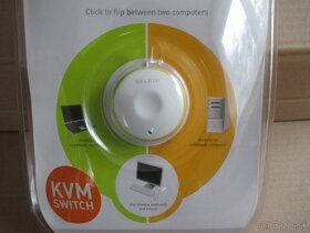 Belkin Flip F1DF102P KVM switch pre 2 počítače na 1 monitor - 4