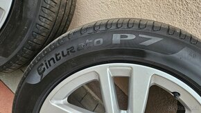 Original Audi 18" disky s letnými pneu Pirreli 225/55 R18 4 - 4